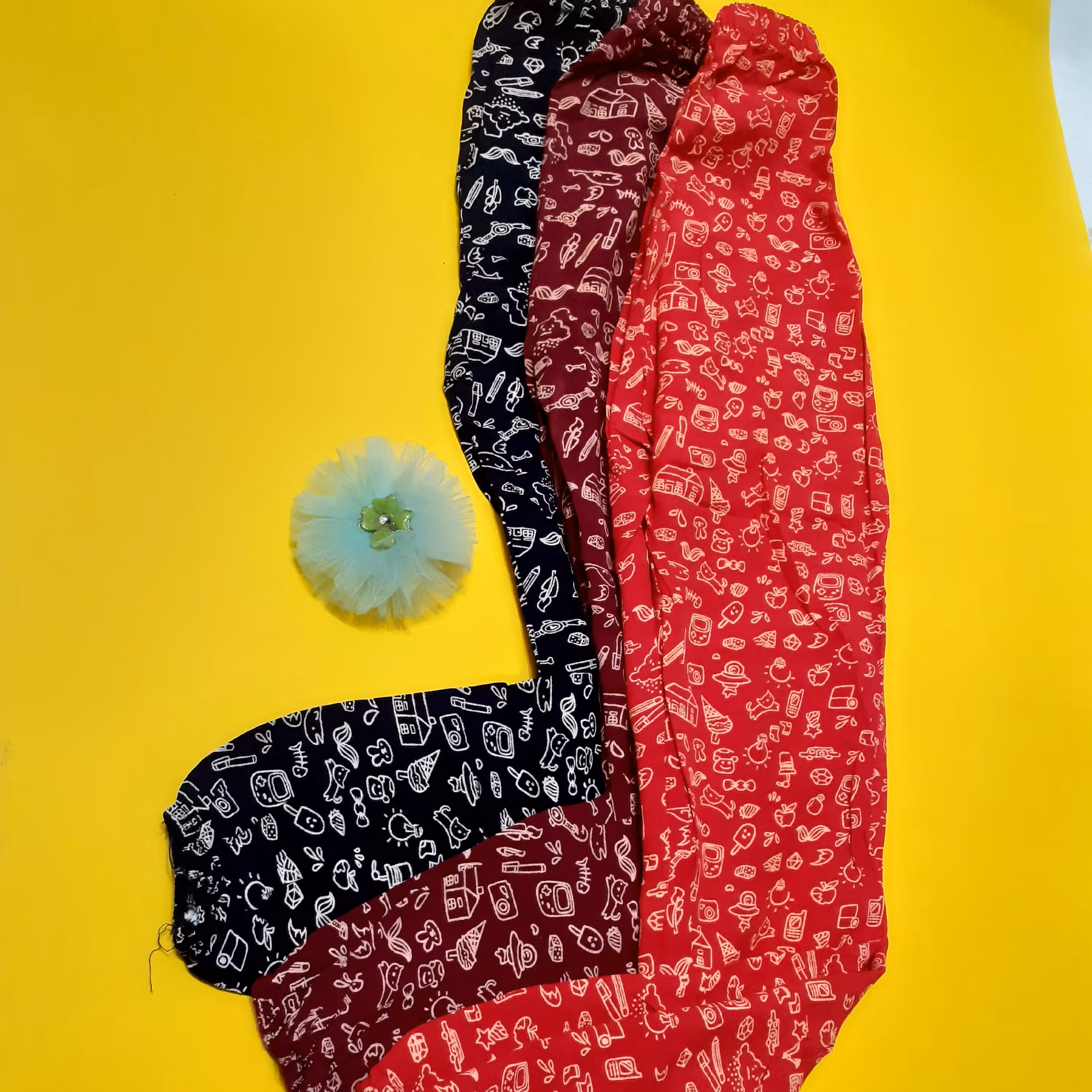 شلوار نخی دخترانه