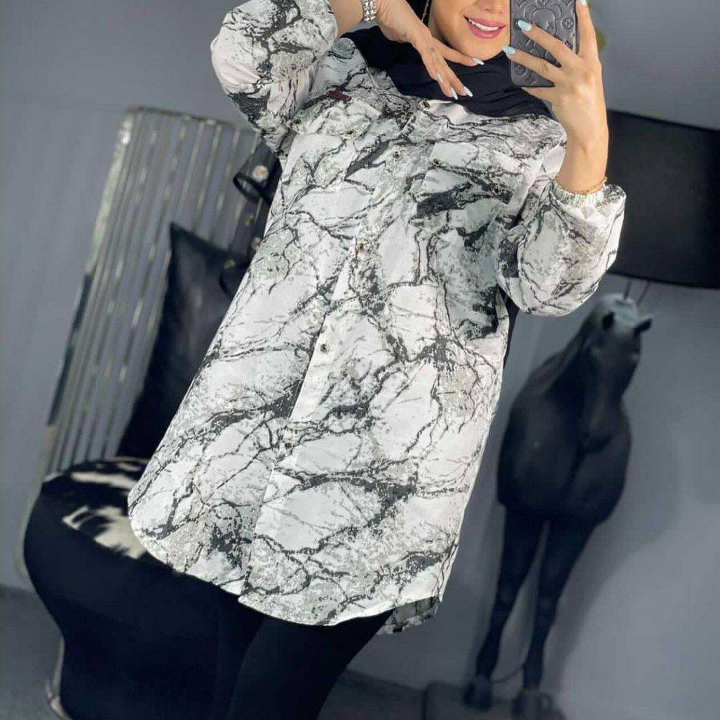 شومیز ماربل پوبلین نخ درجه یک