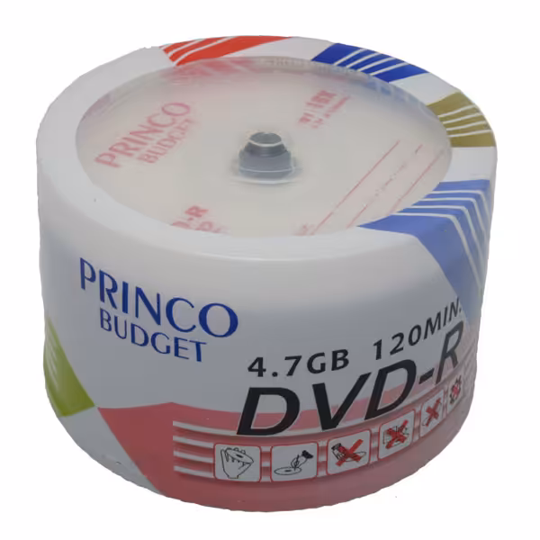 دی وی دی خام پرینکو ظرفیت 5GB پک 50 عددی