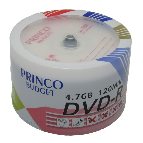 دی وی دی خام پرینکو ظرفیت 5GB پک 50 عددی