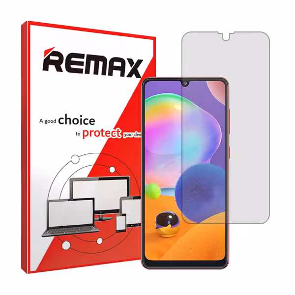 گلس سامسونگ Galaxy A31 مدل شفاف برند ریمکس کد S