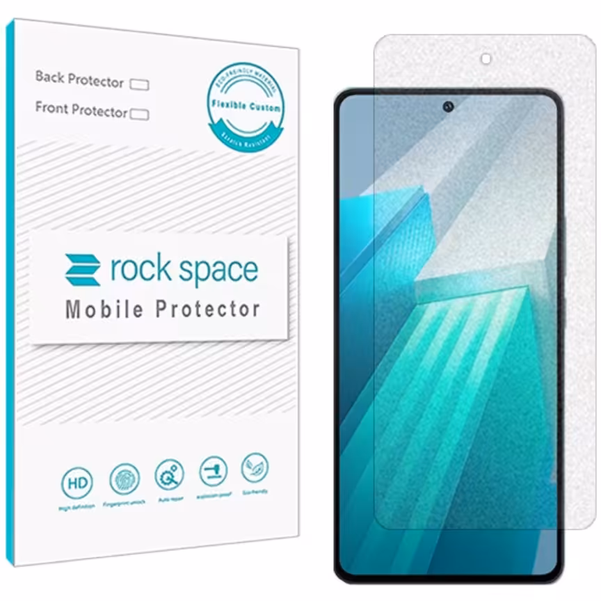 گلس مات نانو و ضد ضربه گوشی ویوو iQOO Neo8 Pro برند راک اسپیس   