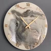 ساعت خاص مناسب هر دکوراسیون رزینی در ابعاد 30  زیبا و آرامگرد 