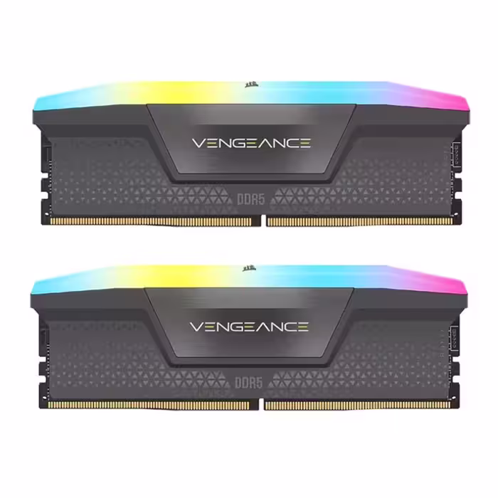 رم کامپیوتر کورسیر مخصوص AMD ونجنس RGB ظرفیت 32 گیگابایت و فرکانس 5200 مگاهرتز دو کاناله
