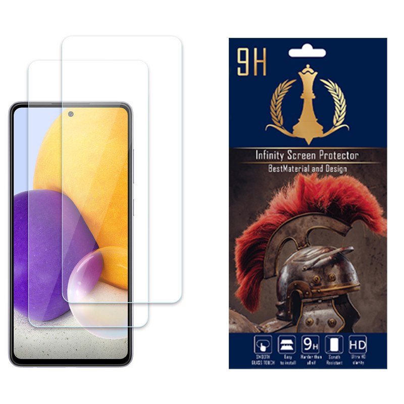 محافظ صفحه نمایش اینفینیتی مناسب برای سامسونگ Galaxy A72 دو عددی