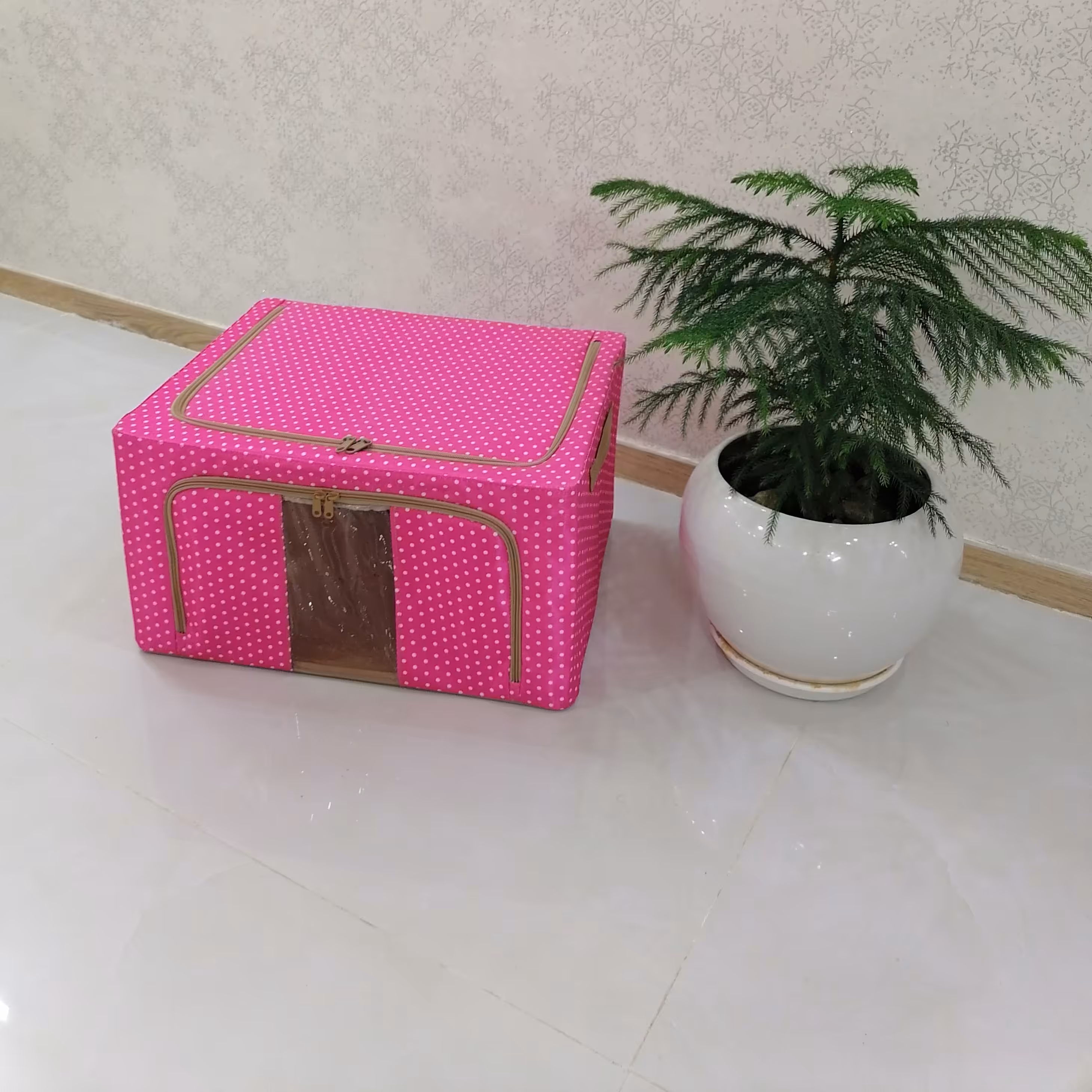 باکس لباس اسکلت فلزی صورتی سایز4