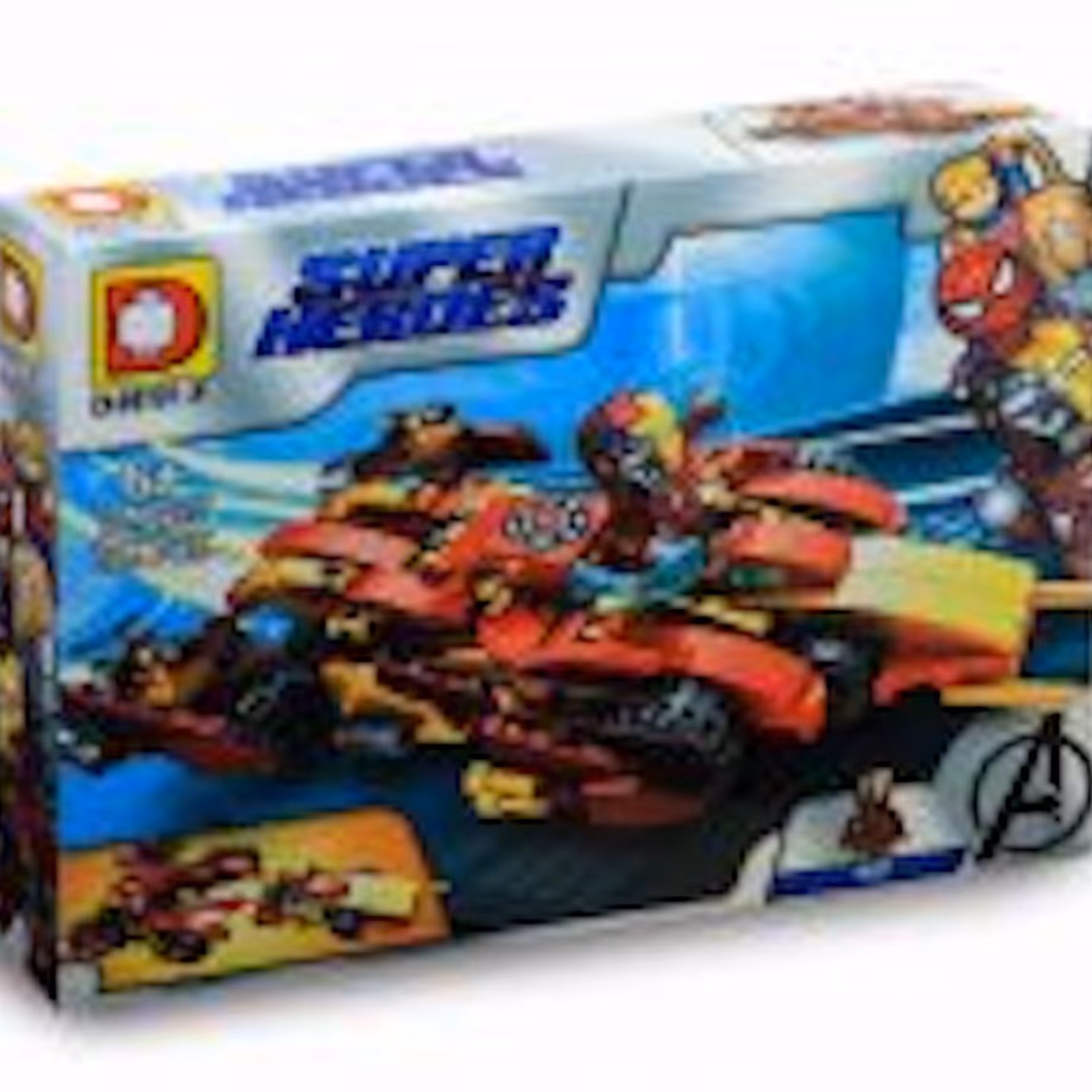 لگو اسباب بازی ایرنمن با ماشین قهرمانان-699- 909 SUPER HEROES