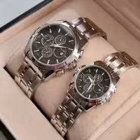 ساعت والار زنانه و مردانه بند استیل نقره ای(قیمت تک)