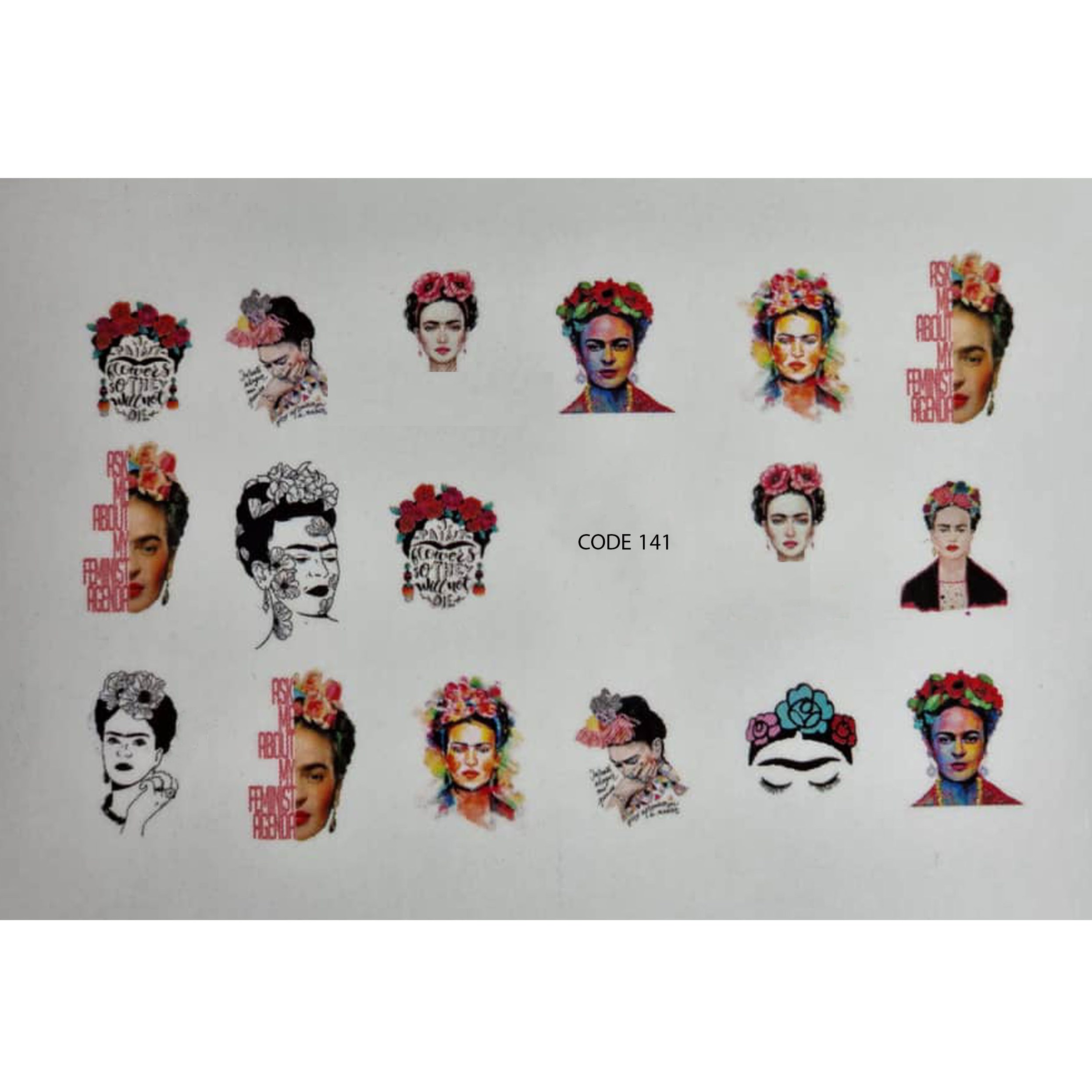 لنز ناخن کد 141