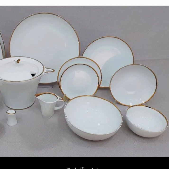 سرویس چینی 29 پارچه لورین آرامش طلایی 6 نفره