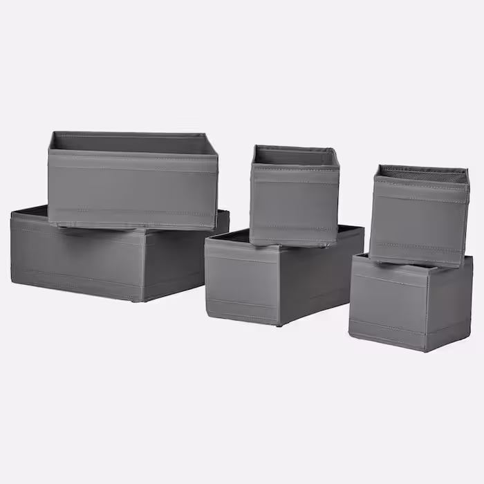 ست جعبه ارگانایز پارچه‌ای ایکیا IKEA-SKUBB