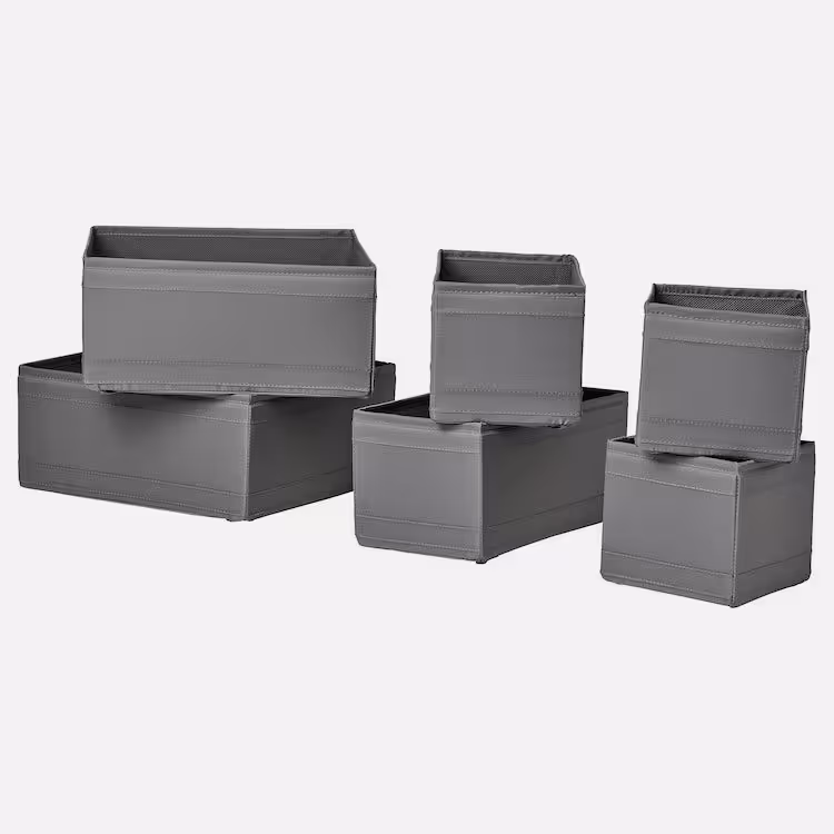 ست جعبه ارگانایز پارچه‌ای ایکیا IKEA-SKUBB