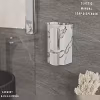 جامایع کلاسیک  هارمونی روشا رنگ ماربل سفید کروم 