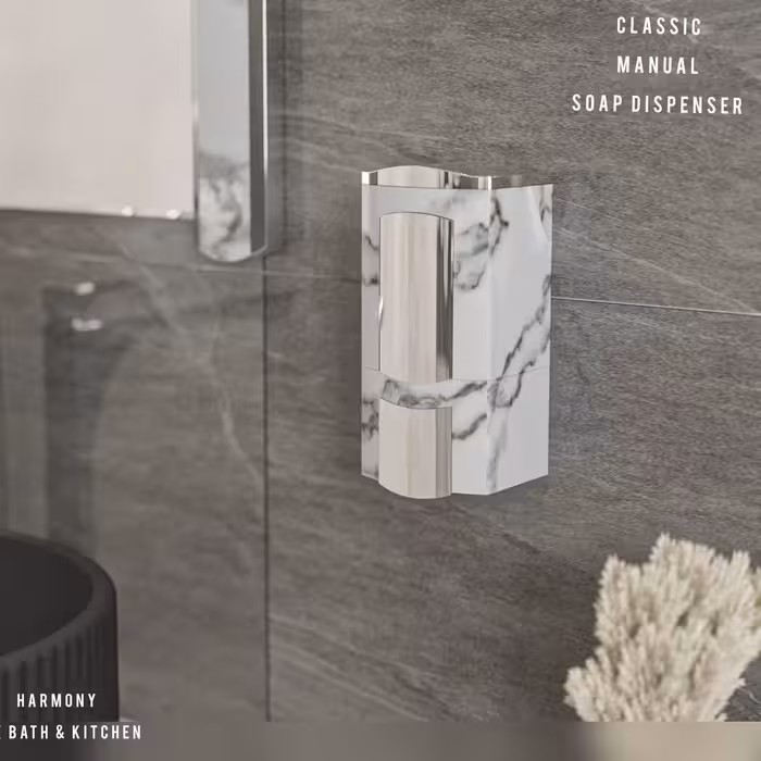 جامایع کلاسیک  هارمونی روشا رنگ ماربل سفید کروم 