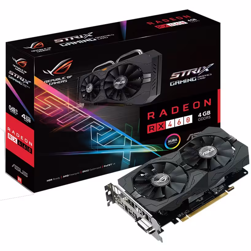 کارت گرافیک ایسوس مدل استریکس آر ایکس 460 فور جی گیمینگ