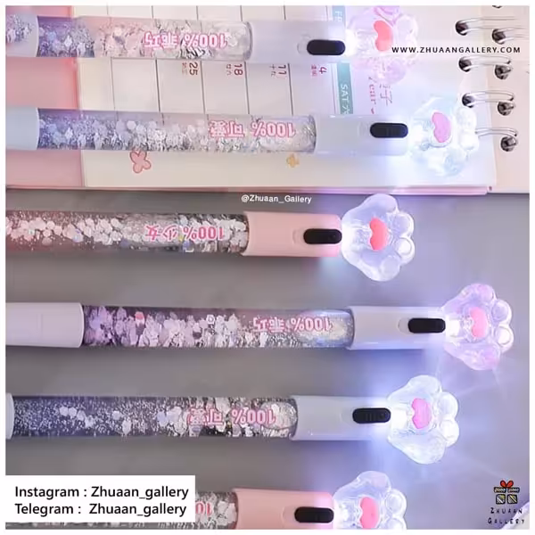 روان نویس آکواریومی چراغ دار پنجه گربه