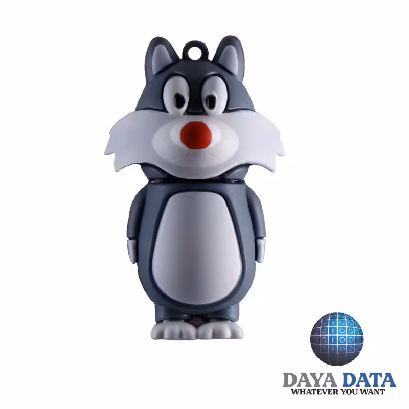 فلش مموری فانتزی دایا دیتا سیلوستر مدلPC1027-19 ظرفیت64GB-USB2 رنگ طوسی