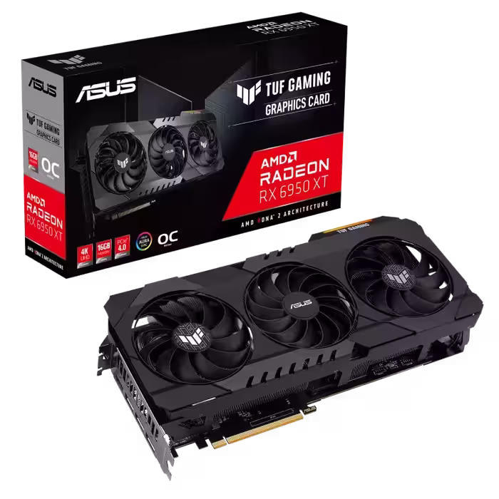 کارت گرافیک ایسوس TUF Gaming Radeon™ RX 6950 XT OC Edition با حافظه 16 گیگابایت