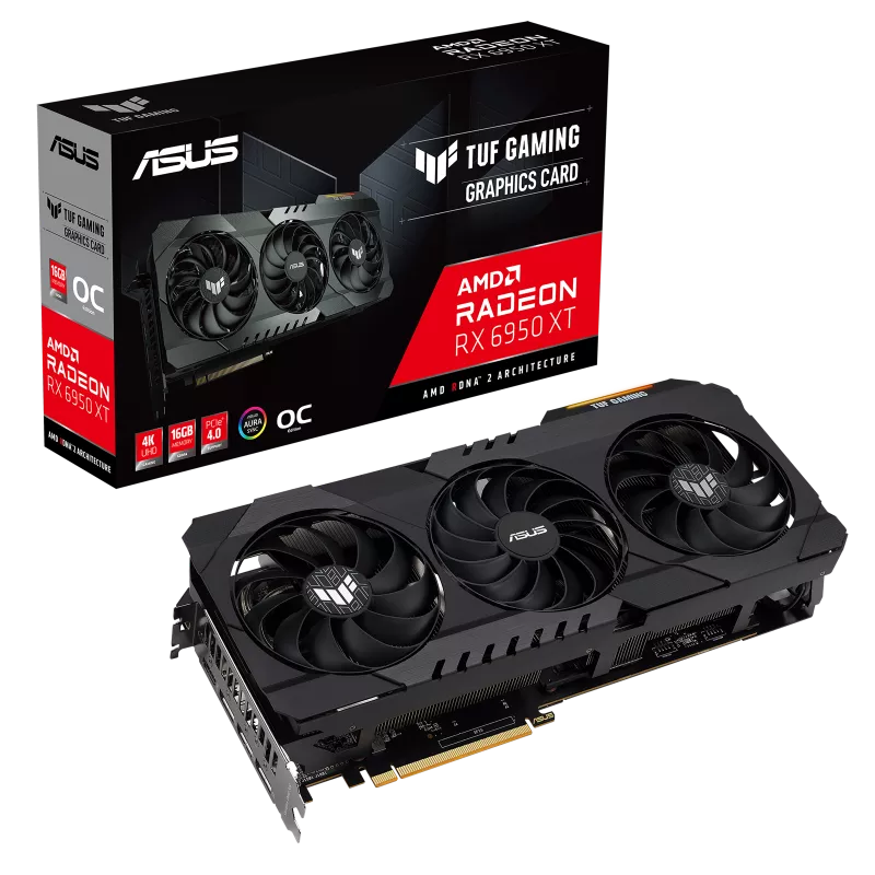 کارت گرافیک ایسوس TUF Gaming Radeon™ RX 6950 XT OC Edition با حافظه 16 گیگابایت