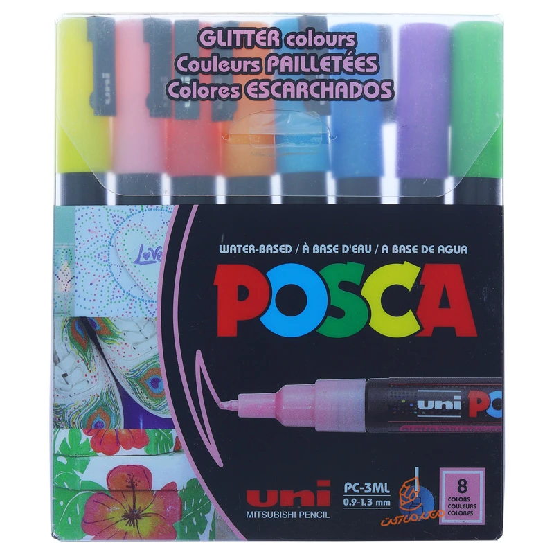 قیمت و خرید ماژیک 8 رنگ مدل اکلیلی پوسکا POSCA
