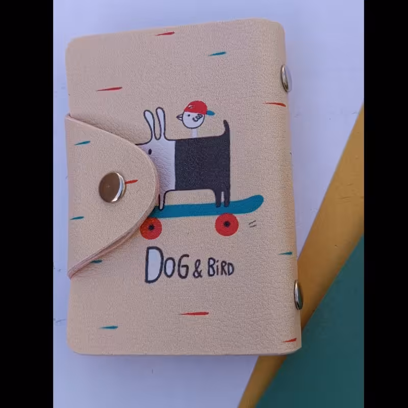 جاکارتی فانتزی چرم مصنوعی دارای 10 کاور کارت(کد 11)