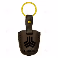 جاسوییچی چرم طبیعی گاوی قهوه ای مناسب کوییک