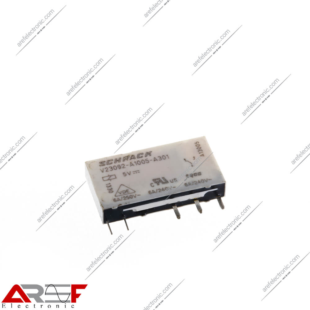رله شراک PLC مدل V23092-A1005-A301 دارای 5 ولت و 5 پین - فروشگاه عارف الکترونیک
