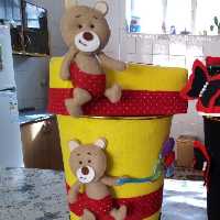 سطل و جا دستمال نمدی