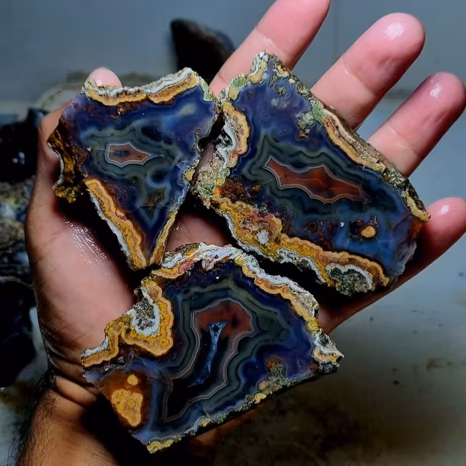 پک سنگ عقیق سلیمانی رنگ خاص