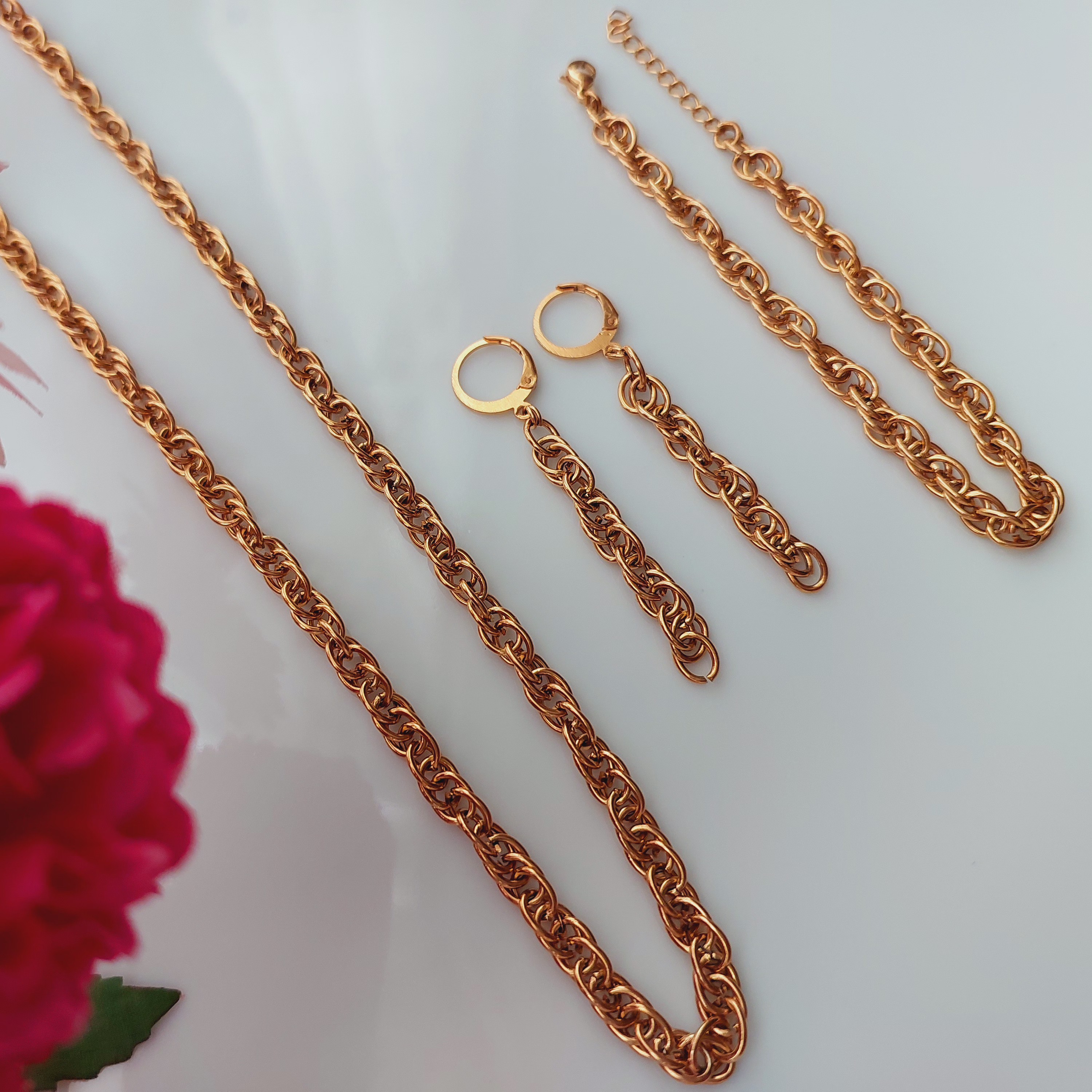 سرویس کارتیر  پیچ طلایی استیل و رنگ ثابت