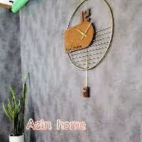 ساعت مدرن دیواری H155 فلزی با رنگ کوره ای استاتیک با سفارش سازی اندازه و رنگ