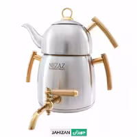 کتری قوری استیل مات نزاز کف چدن مدل 2705m