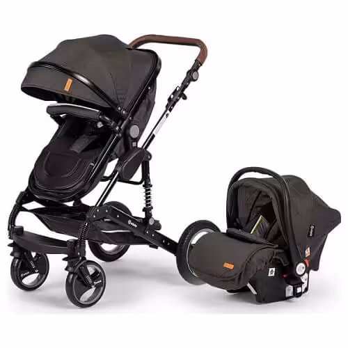 سرویس کالسکه elele مدل velar رنگ مشکی ا خرید آنلاین - بدو نی نی