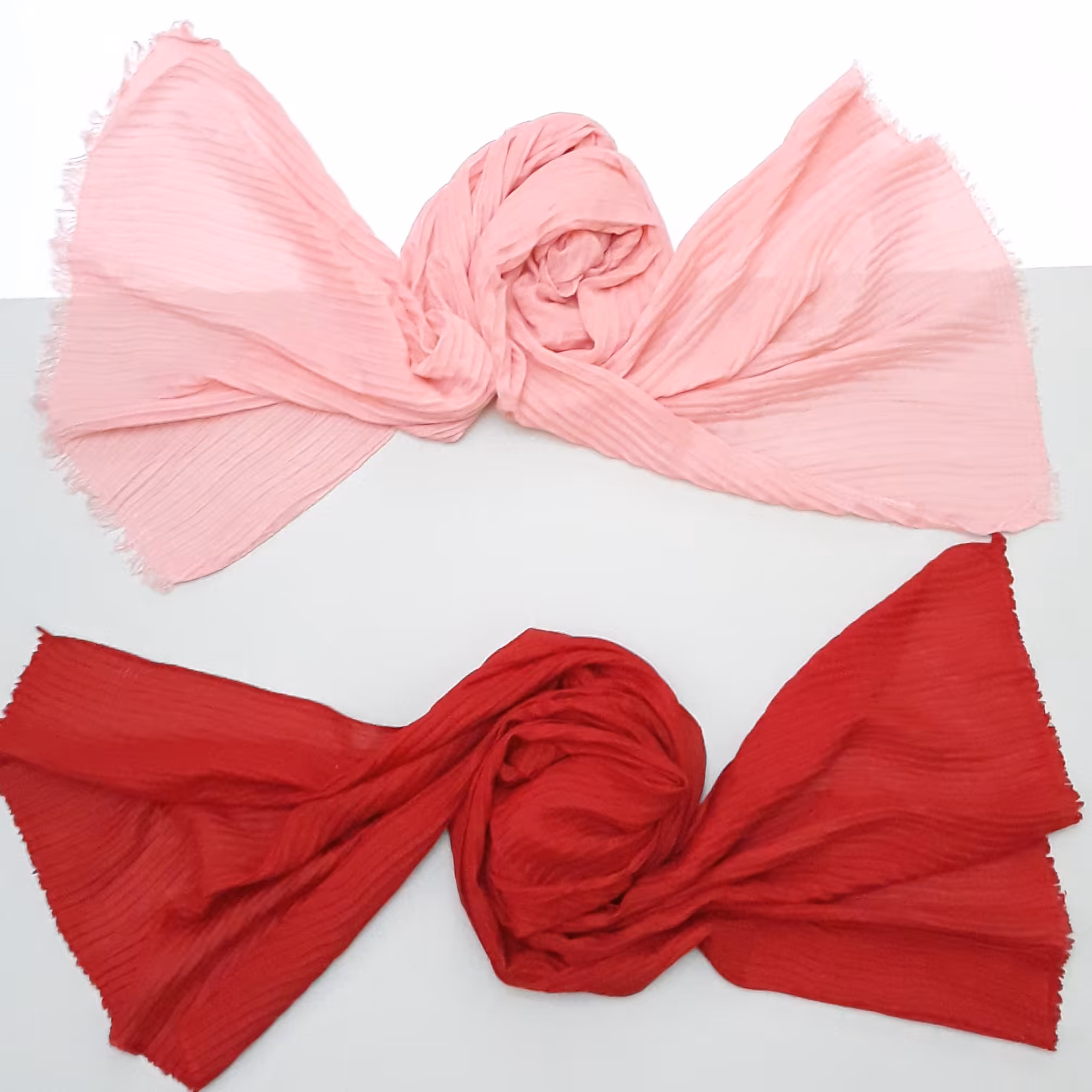 شال پلیسه جنس نخی