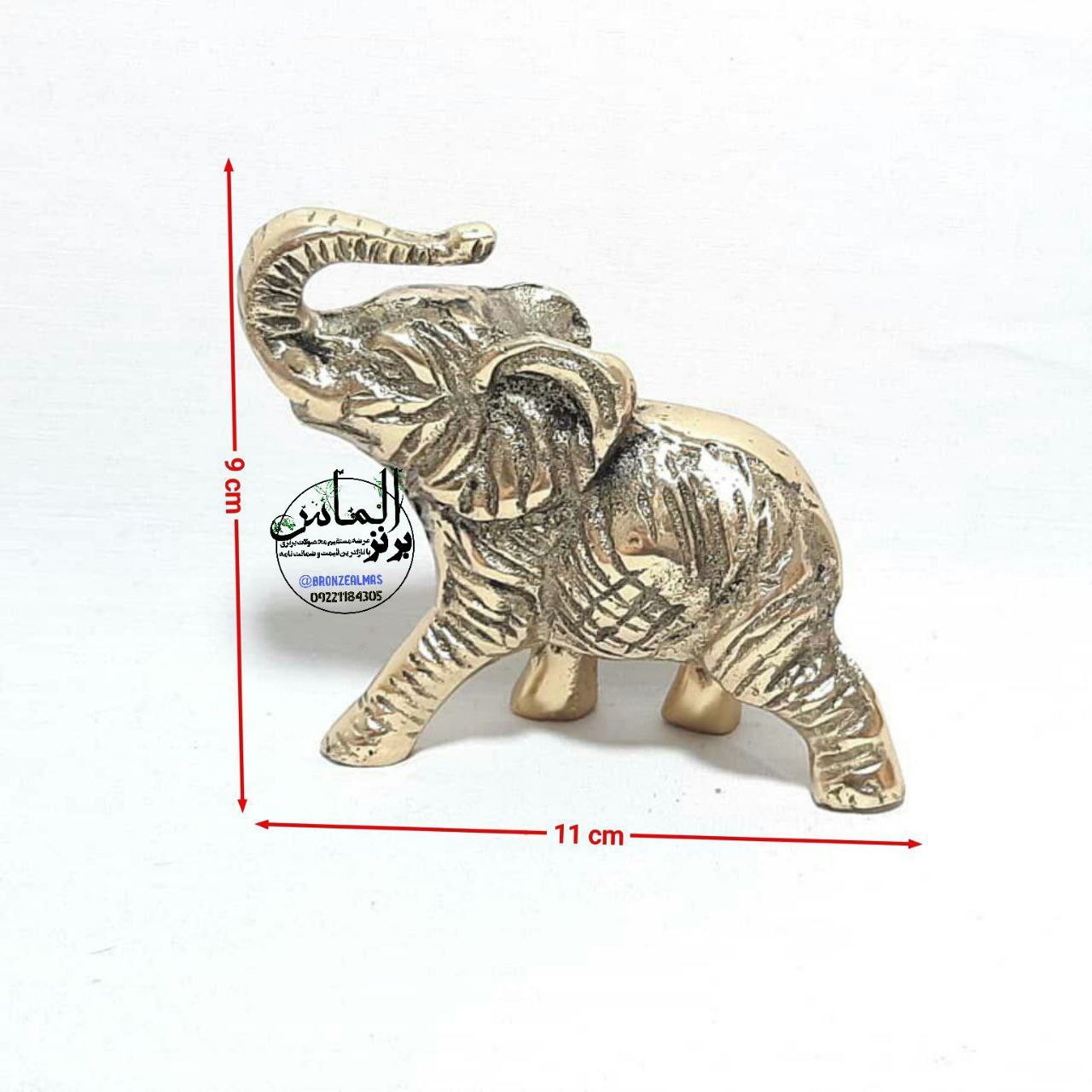 فیل کوچک برنز برنزی