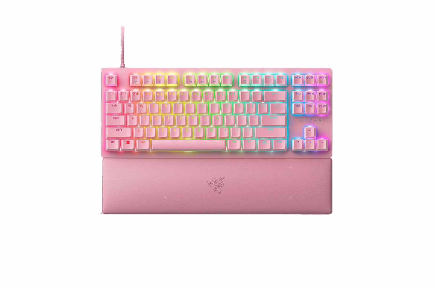 خرید کیبورد ریزر Keyboard HUNTSMAN V2 TENKEYLESS Quartz با بهترین قیمت