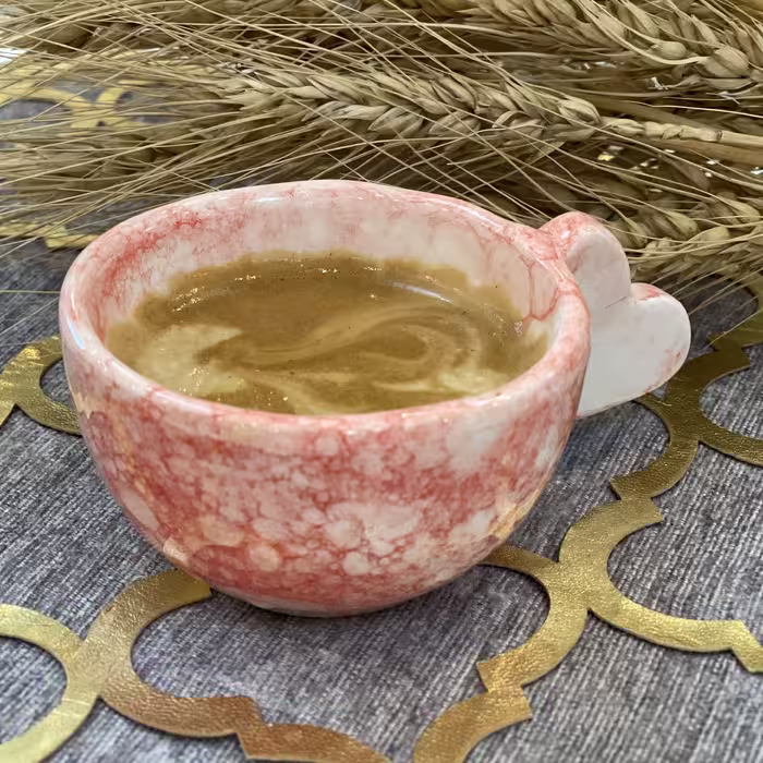 فنجان قهوه سرامیکی دست ساز  شات قهوه 