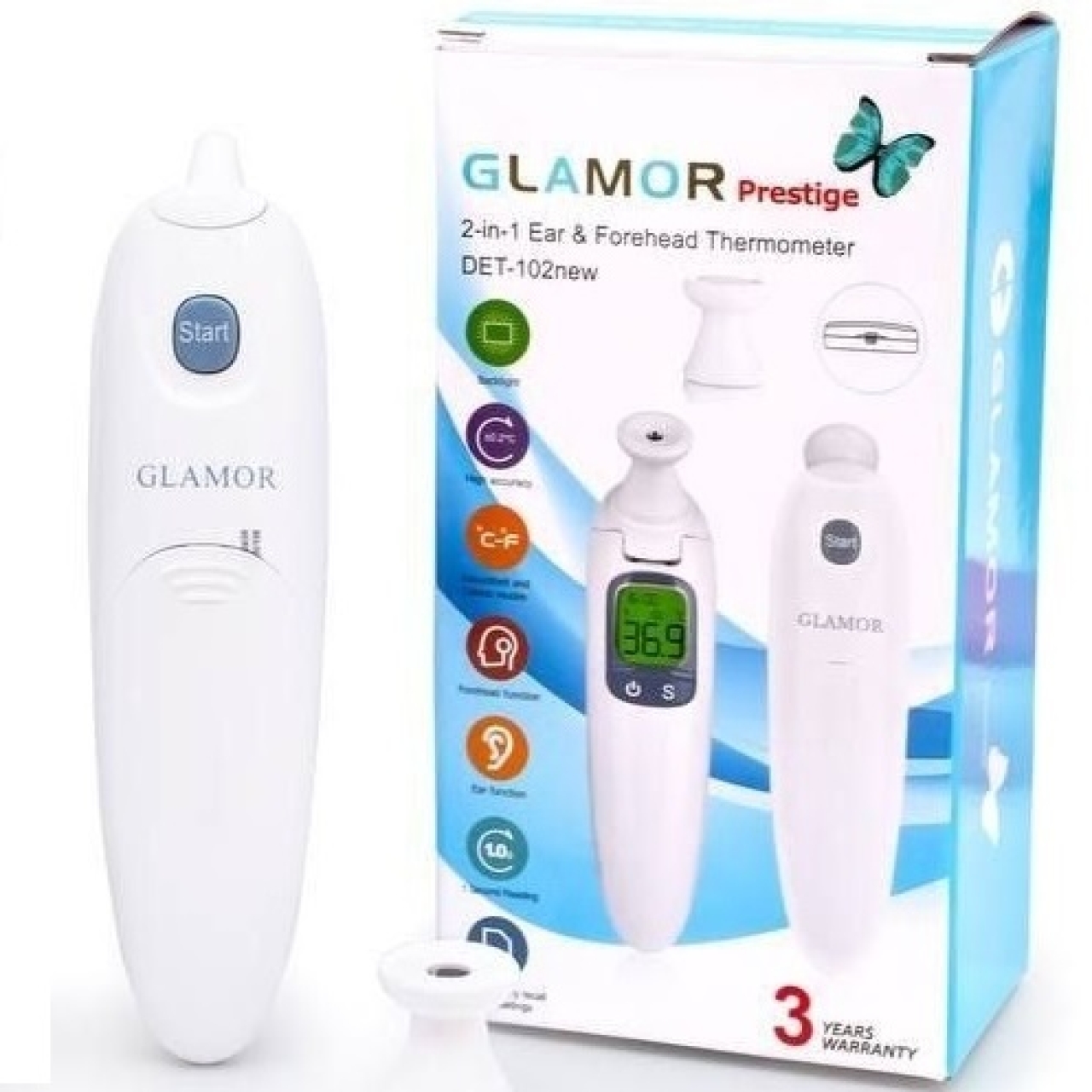 تب سنج دیجیتال گلامور مدل DET-102 NEW
