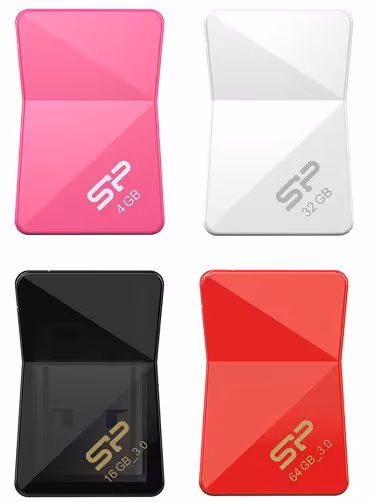 فلش مموری سیلیکون پاور Touch T08 ظرفیت 64 گیگابایت