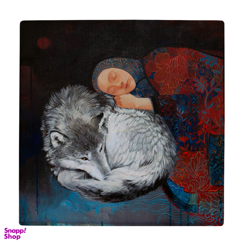 زیر لیوانی طرح بانو و گرگ کد 2935038_189