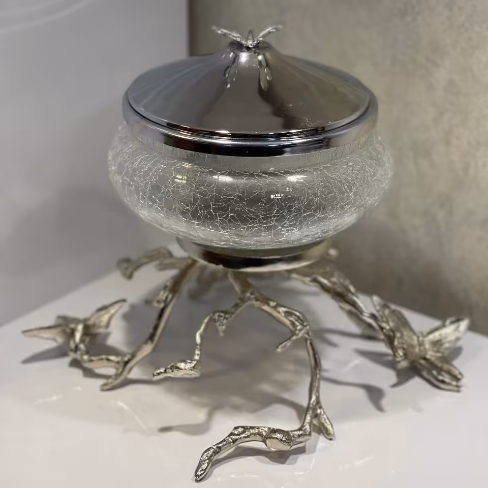 شکلات خوری درب دار  با شیشه آبگز