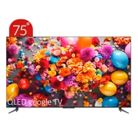 تلویزیون تی سی ال مدل C645 سایز 75 اینچ QLED UHD 4K هوشمند google TV