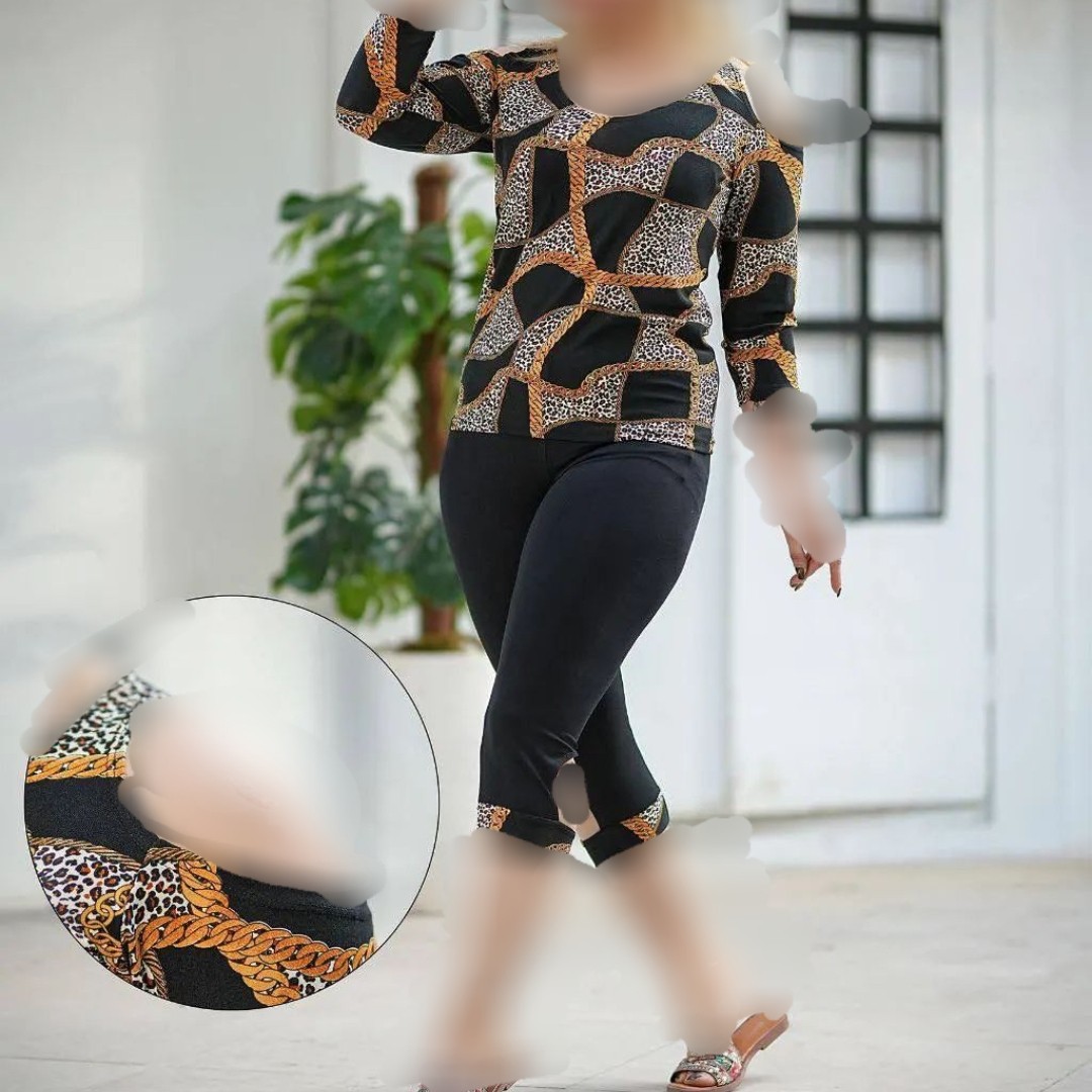 ست زنانه ست تیشرت و شلوار ک زنانه