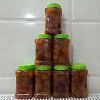 مربای انجیر  باغ آسید جواد (یک کیلویی) با گلاب و زعفران و هل