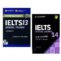 کتاب Cambridge IELTS General  اثر جمعی از نویسندگان انتشارات ابداع 2جلدی