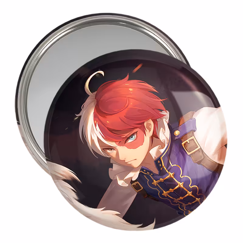 آینه جیبی خندالو مدل  شوتو تودوروکی انیمه آکادمی قهرمان من کد 23494