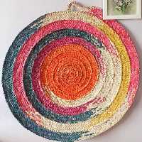 سفره حصیری طرح ابروبادی12