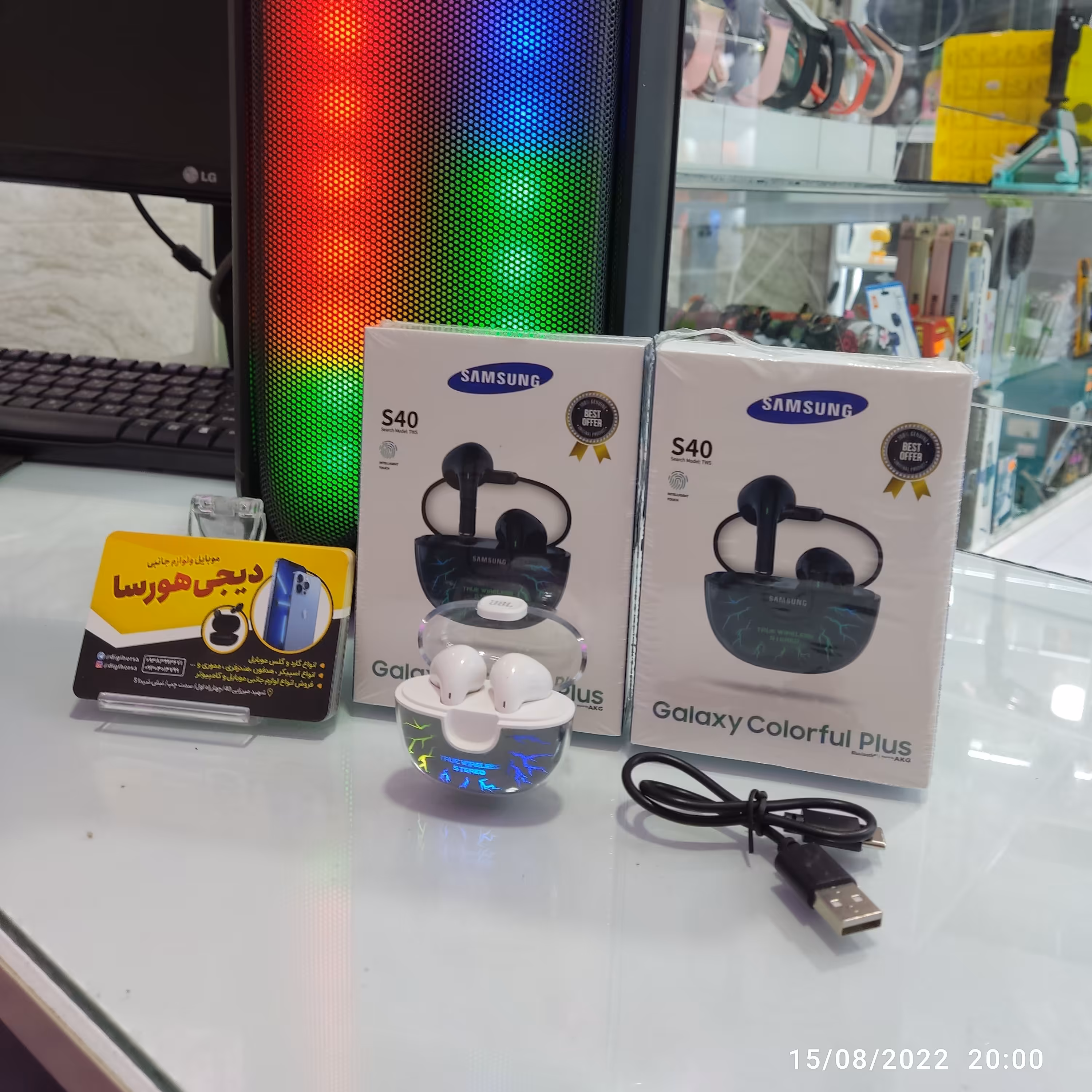 ایرپاد کهکشانی Samsung مدل s40 دو گوش لمسی