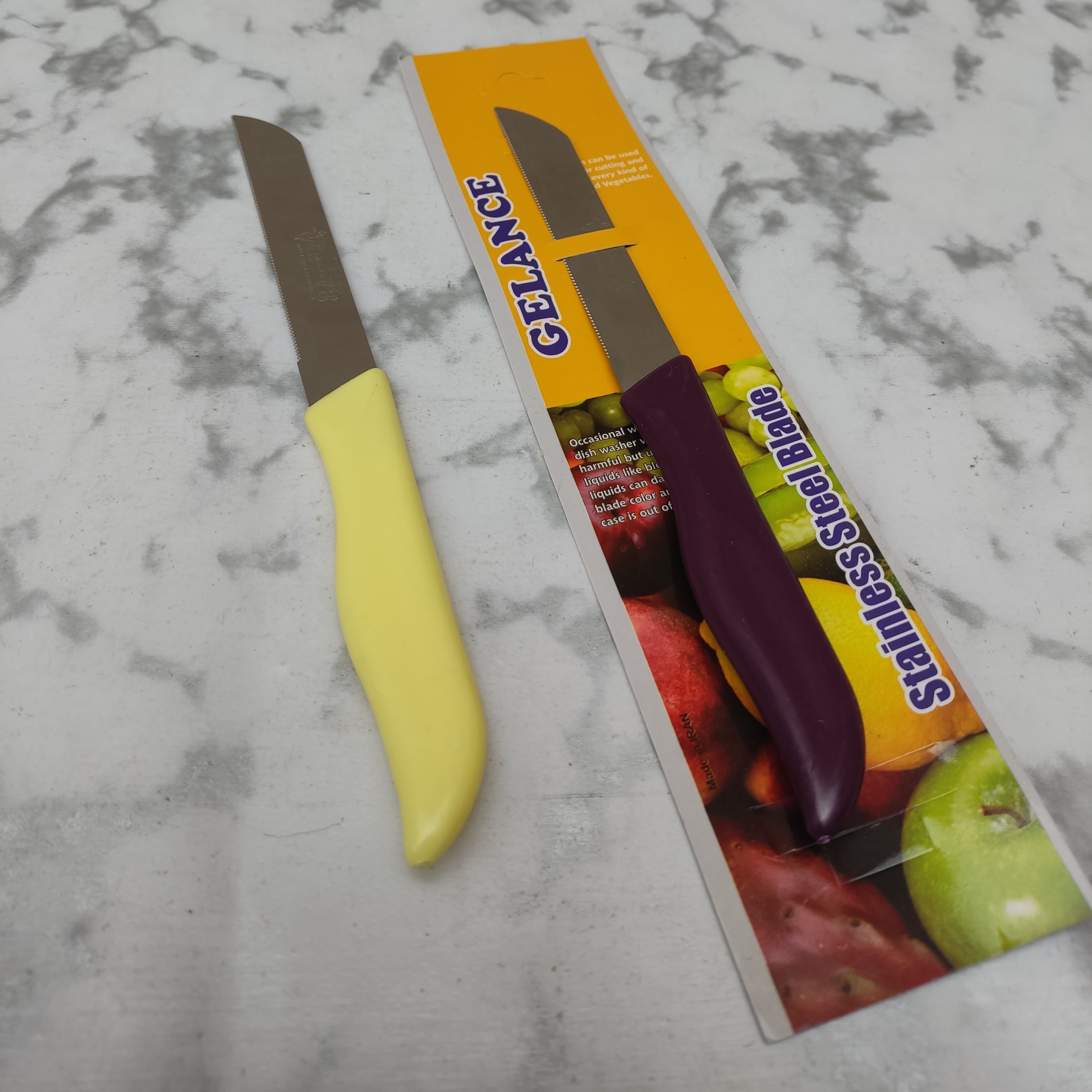 کارد اره ای تیغه بلند 2 عددی مارک GELANCE چاقو اره ای