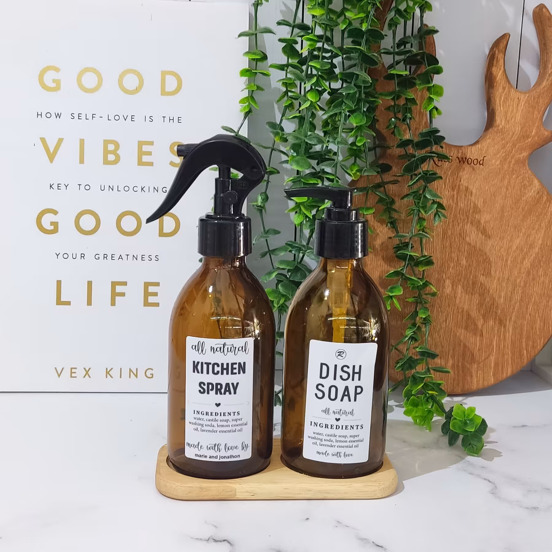 پک اسپری و جامایع ریز چوبی بامبو 